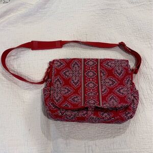 Vera Bradley Frankly Scarlett Messenger Bag